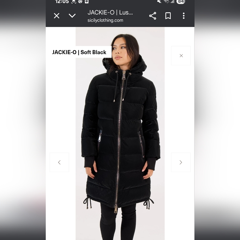 Women's Soft Black Puffer Jacket